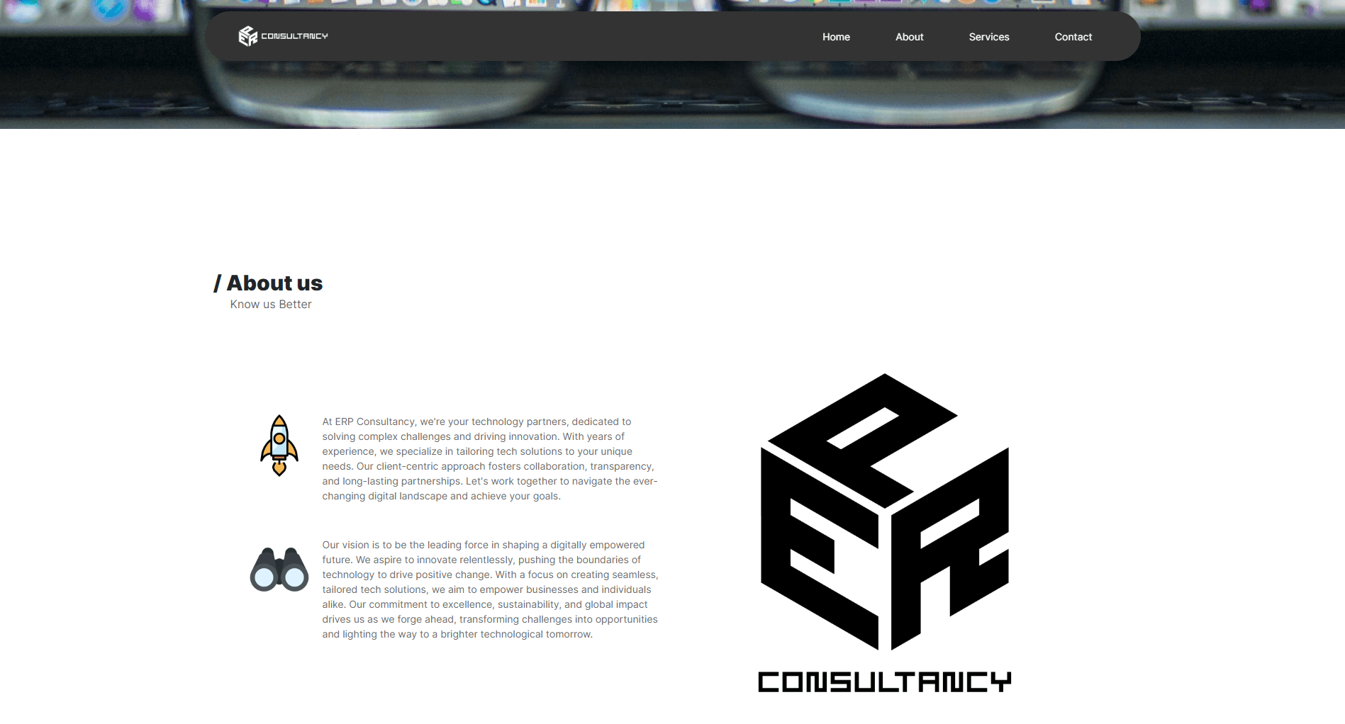 ERP Consultancy Website